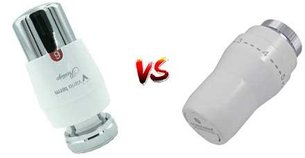 Порівняння термостатичних головок Schlosser та Vario Term