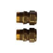 Затискні гайки Cu (15x1) x GZ 1/2" (2 шт)