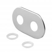 Подвійна маскувальна накладка 50мм (Заокругленна)