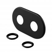 Подвійна маскувальна накладка 50мм (Заокругленна)