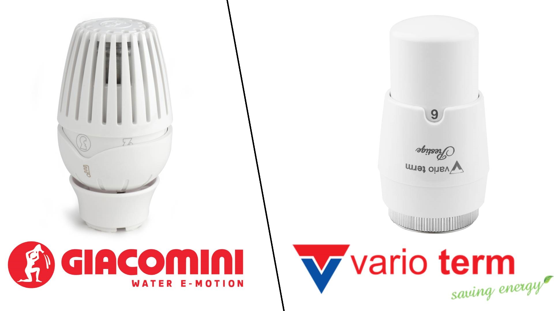 Порівняння термоголовок Giacomini та VarioTerm